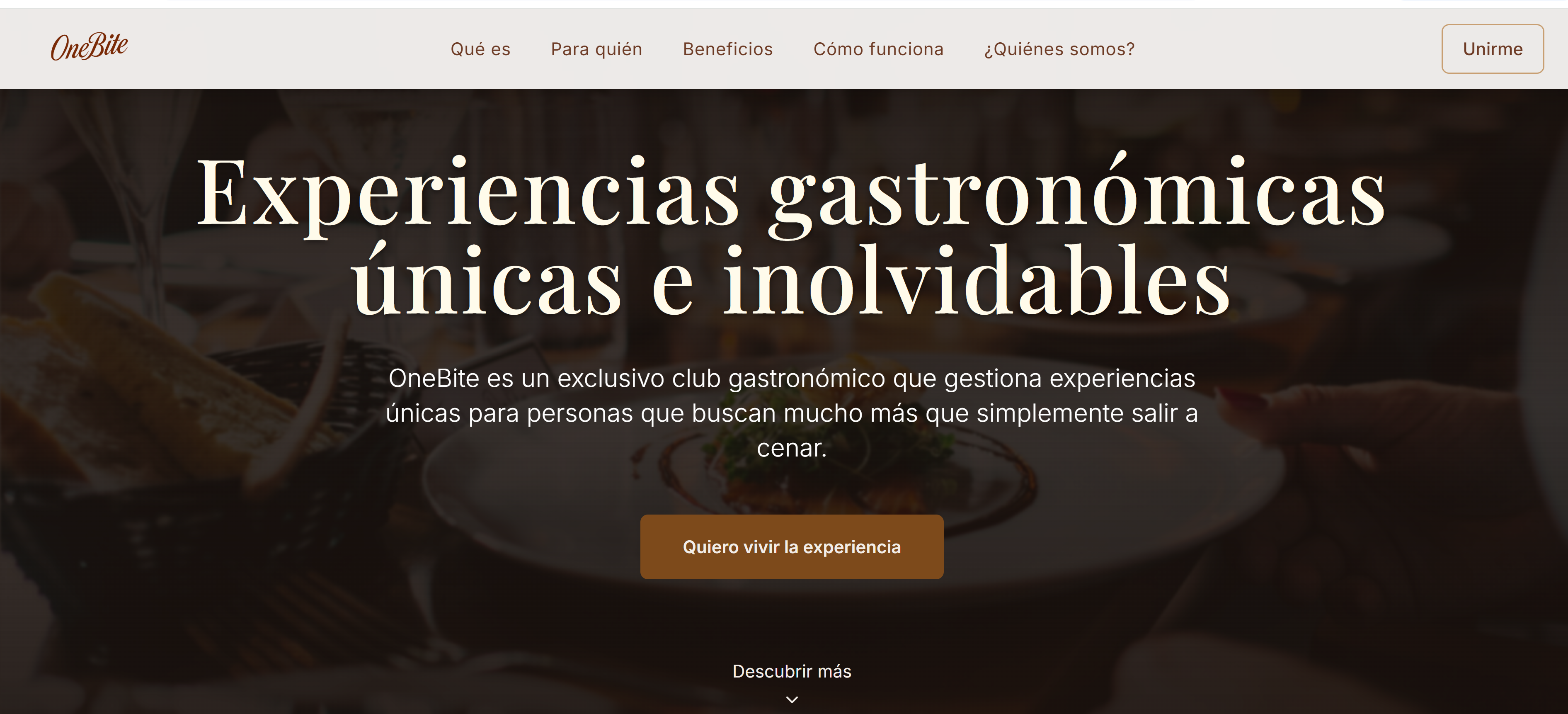 OneBite Club – Exclusive Gourmet Experience