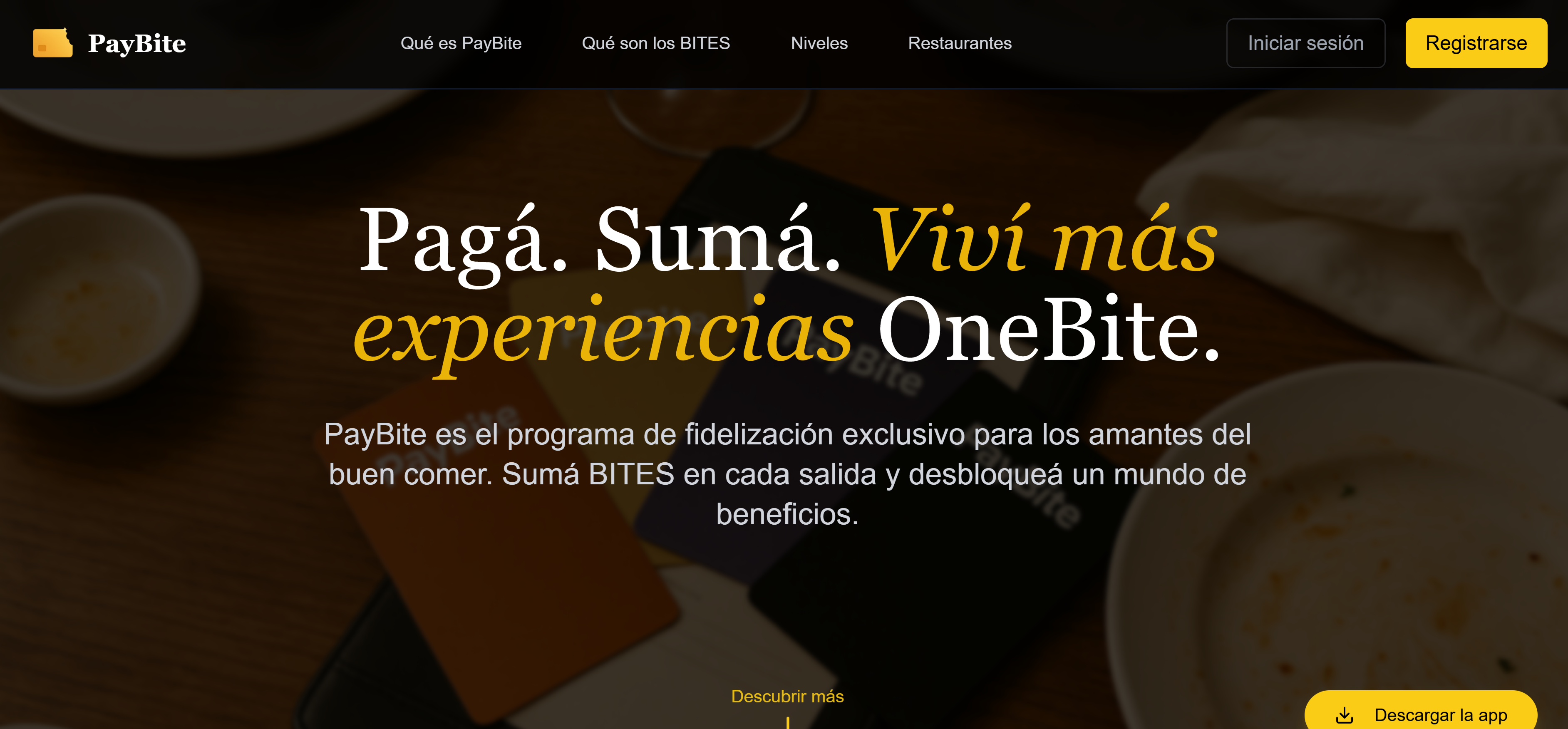 PayBite – Programa de Fidelización